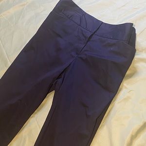 Blue crop pants